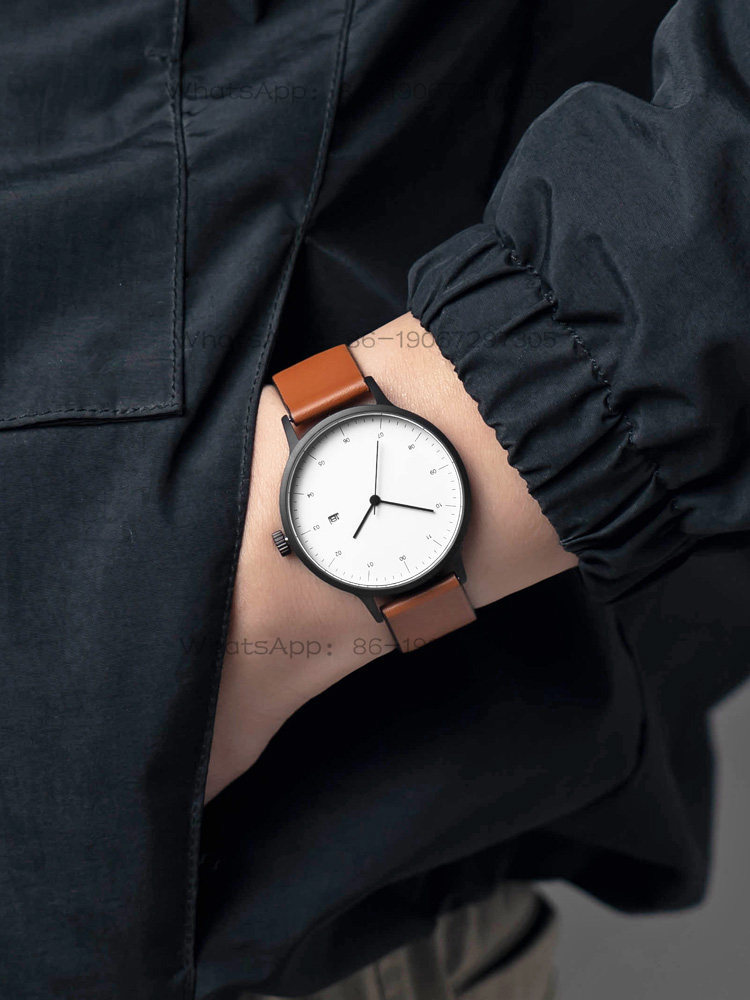 Leather Bracelet - BIJOUONE B30 minimalistyczny design, prosty, cichy,