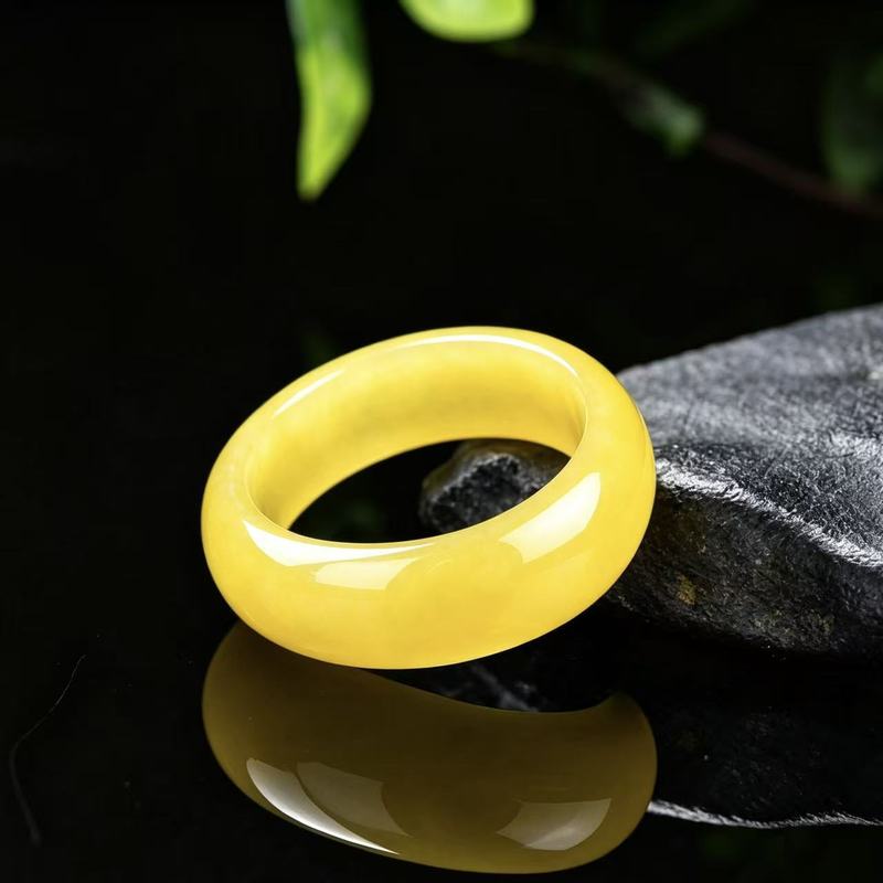 Jewelry & Watches Company - Prawdziwy pierścionek z jadeitu klasy A