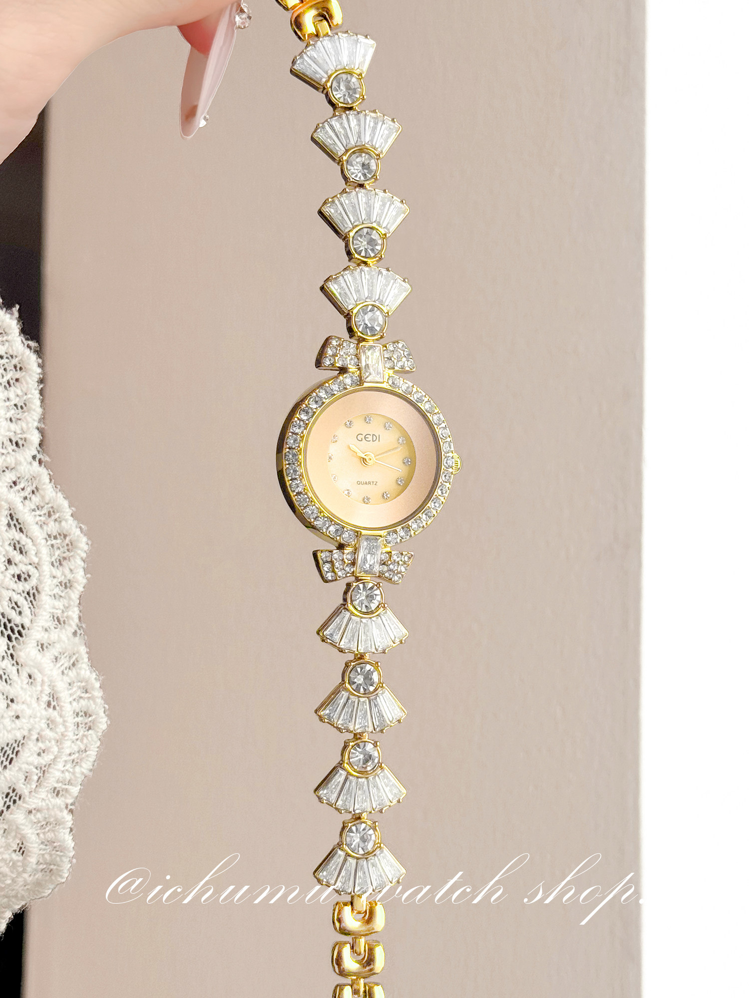 Leather Bracelet - Zegarek damski Mermaid, lekki luksus, niszowy,