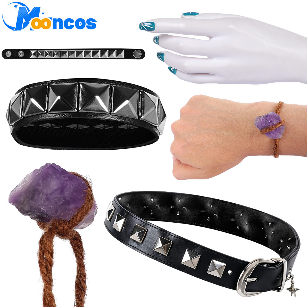 Leather Bracelet - Billie Doe Cosplay Naklejki na paznokcie
