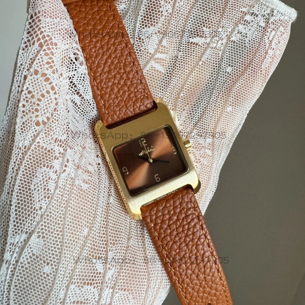 Zegarek damski ze skóry premiu – Leather Bracelet recenzja i cena